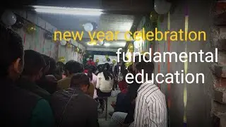 New year celebration in fundamental education coaching centre