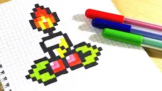 СВЕЧКА ! РИСУНКИ ПО КЛЕТОЧКАМ - PIXEL ART
