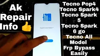 Tecno Pop 4 (4G) Tecno All Model Frp Bypass Easily Solution