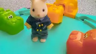 Sylvanian Families Grandpa🐰 VS  Hungry Hippo🦛 | stop motion animation