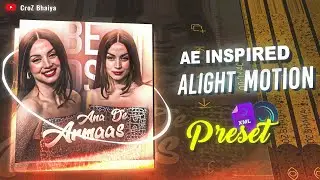 Ana De Armaas edit | Ae inspired - Alight Motion Preset| Free Preset