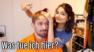 Ich schneide meinem FREUND die HAARE!!