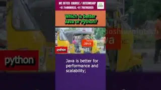 Which is better ♨️Java or 🐍Python 
