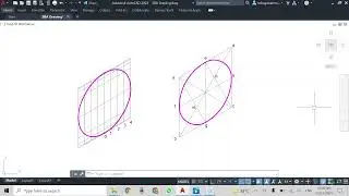 How To: Construct an Isometric Circle Using the Ordinate Method #autocad