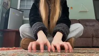 Rug scratching asmr