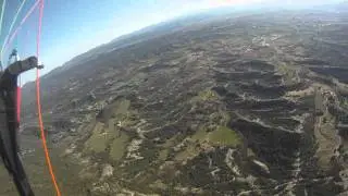 Paragliding in Bellmunt  the 6 of march 2011