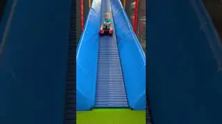 Olliver rides the Slide