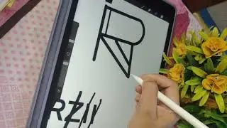 ILLM & RZII LOGO DESIGN #logoscalligraphy #logoart