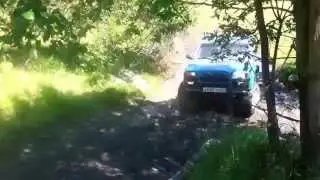Дорога на каскад водопадов на реке Шинок