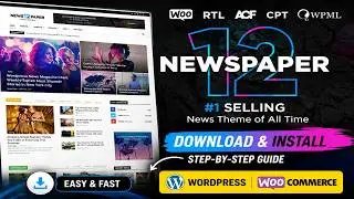 Newspaper – News & WooCommerce WordPress Theme | Learn How to Download and Install