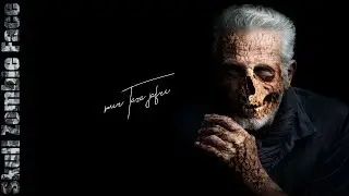 Skull Zombie Face | Photoshop Tutorial | Adobe World |