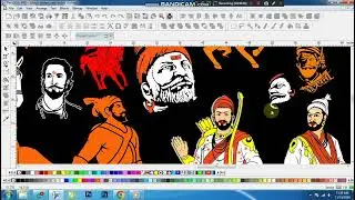 Create Shivaji Maharaj Redium Stickers with Flexi & CorelDRAW | Unlimited DesignAaditya stickers gfx