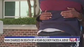 Man accused of burning toddler who later died appears in court