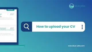 How to upload your CV to Blue-jobs