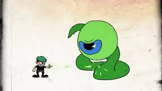 YOU DIED ! (Jacksepticeye animated + Cuphead style)
