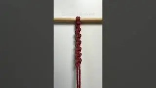 DIY MACRAME | Alternating Half Hitch Tutorial #macrame #diymacrame #macrametutorial