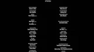 Big Bang Theory credits but they're scrolling