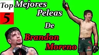 🚨TOP((5)) MEJORES 😱((peleas)) de ((Brandon Moreno)) en ((UFC))❗❗ UFC 290