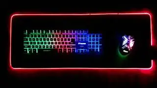 Rgb led mouse pad test