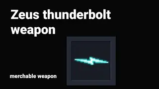 How to merch the Zeus thunderbolt weapon in soul knight