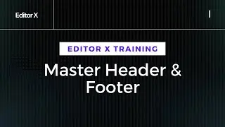 How To Edit and Delete Headers & Footers in Editor X | Wix Editor X Tutorial