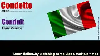 Condotto « How to Pronounce Italian word Condotto?