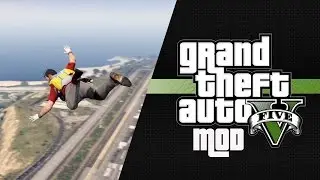 GTA 5 PC MODS - FLY AS HANCOCK/SUPERMAN FLYING MOD!