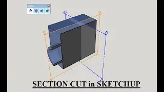 Section cut in sketchup