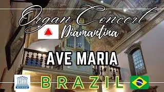 Ave Maria (Bach/Gounod) performed in the oldest Church Organ in Brazil, Diamantina, Minas Gerais