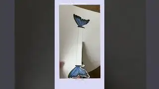 butterfly bookmark tutorial #bookmark #book #tutorial #butterfly #art