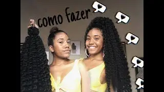 COMO FAZER RABO DE CAVALO COM CABELO SINTÉTICO ( JUMBO DA TWIST BRAIDS )