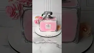 Торт в виде духов Шанель 5 