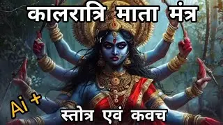 कालरात्रि माता मंत्र, स्तोत्र, एवं कवच #kaalratri #kaali #navratri #viralvideo #bhakti #bhajan #ai