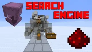 Minecraft Redstone - Shulker Box Search Engine Showcase