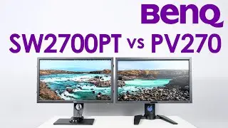 BenQ SW2700PT vs PV270 | 2 - 27” Hardware Calibrated Display Compare!