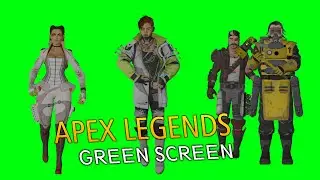 All Legends walking like Putin MEME (Apex Legends Green Screen)