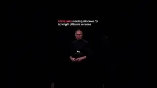 Steve Jobs roasting Windows 