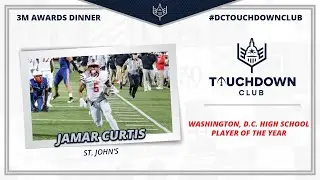 2022 DC Touchdown Club Washington D.C. High School Player of the Year Jamar Curtis, St. John’s