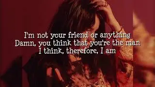 Billie Eilish // therefore I am (lyrics)