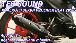 TES SOUND KNALPOT TSUGI/TSUKIGI PROLINER BEAT 2020 STANDARD RACING, NGEBASS ANTI MBEEERRR, CEK SOUND