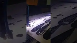co2 lazer kesim makinesi. türk mali.  airplane airfoil cut.