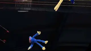 Huggy wuggy falls plush (REMASTERED) Good ending and bad ending)