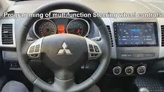 Programming of multifunction Steering wheel controls for Mitsubishi Outlander