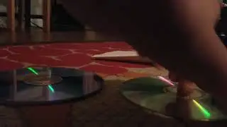 Me Destroying 3 Stupid DVD-Rs