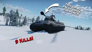 This Gun Is Too Powerful For It's Own Good (8 kills w/Tiger II (P) + 1 M41) — War Thunder Gameplay