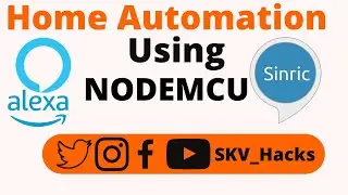 Home Automation using Nodemcu | Alexa enabled | sinric Applet |