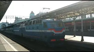 ЧС7-022 на станции Москва-Пассажирская-Смоленская