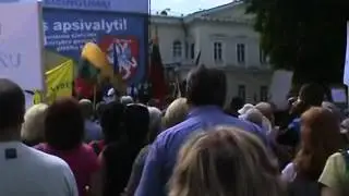 2012.05.26 mitinge Algimantas Matulevičius įvardino valstybininkų klano pavardes