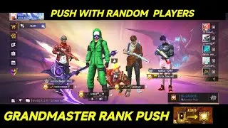 Rank pushing with random players! from world chat in Free fire .#freefire #bold99
