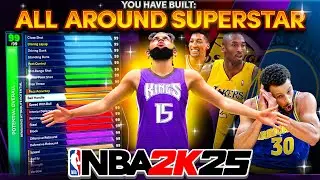 *NEW* BEST ALL-AROUND SUPERSTAR BUILD IS THE BEST BUILD IN NBA 2K25! (93 DUNK + 99 MIDDY + 85 STEAL)